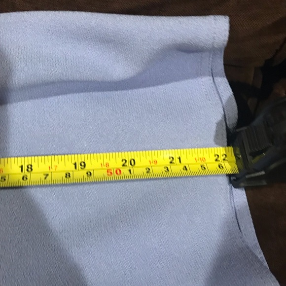 Ildi Marshall  2 Tier Small Square Neck  Skirt Set Periwinkle Blue, Sz. 12 - Picture 10 of 12